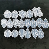Silicone Resin Jewelry Molds for Earrings Pendants Bracelets