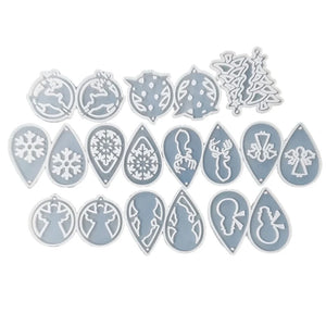 Silicone Resin Jewelry Molds for Earrings Pendants Bracelets