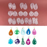 Silicone Resin Jewelry Molds for Earrings Pendants Bracelets