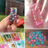 Silicone Domino Game Molds 28 Cavities Personalized Chocolate Candy Fondant DIY