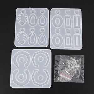 Resin Earring Molds Set for Bohemian Drop Dangle Earrings