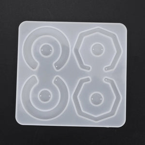 Bohemian Drop Dangle Resin Earring Molds - Silicone Jewelry Molds