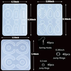 Resin Earring Molds Bohemian Style
