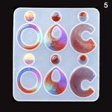 Jewelry Rings Silicone Casting Molds DIY Rings Shape Silicone Epoxy Mold