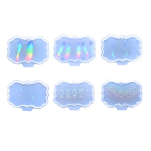 Resin Molds Keychain Pendant Silicone Mold DIY Jewelry Decoration