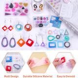Earring Making Kit with Epoxy Molds and Hooks