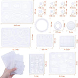 Earring Making Kit with Epoxy Molds and Hooks