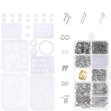 Earring Making Kit with Epoxy Molds and Hooks