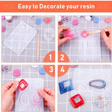 Earring Making Kit with Epoxy Molds and Hooks