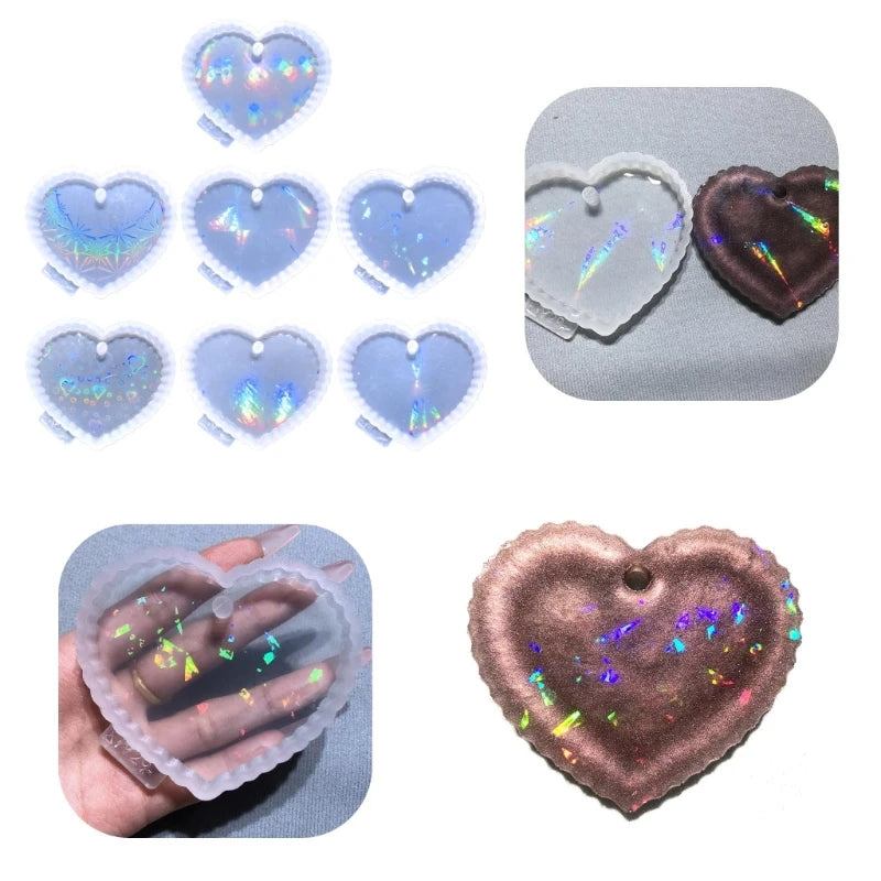 Resin Molds for Jewelry Keychain, Epoxy Resin Casting Earrings Molds