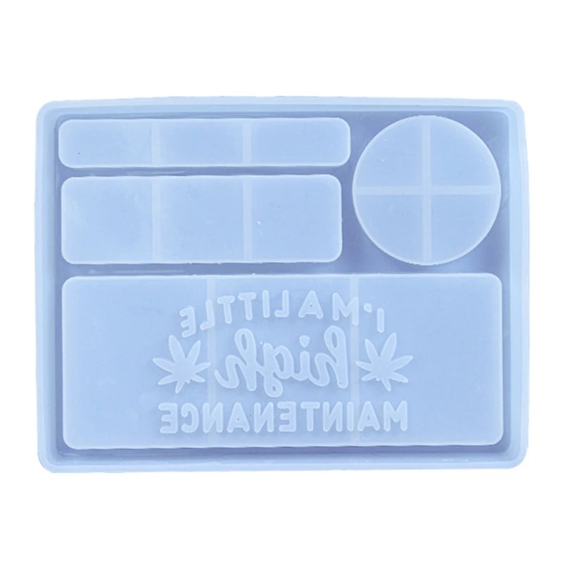 Large Silicone Tray Mold for DIY Jewelry Cosmetics Organizer