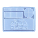 Large Silicone Tray Mold for DIY Jewelry Cosmetics Organizer