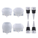 Gem Shape Wine Stopper Resin Molds