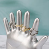 Resin Palm Ring Jewelry Rack Jewelry Display Props