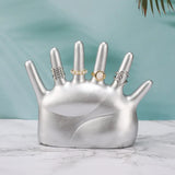 Resin Palm Ring Jewelry Rack Jewelry Display Props