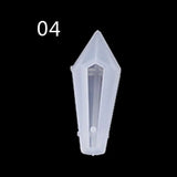 Silicone Quartz Crystal Epoxy Resin Pendant Molds for Jewelry Making