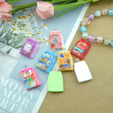 Resin Pet Food Charms for DIY Jewelry Making