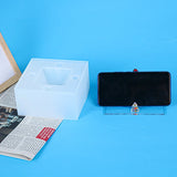 Resin Phone Holder Mold Epoxy Silicone Craft Desktop Bedside Table Home Office