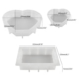 Resin Photo Frame Molds Shape Silicone Picture Mold for DIY Epoxy Crafts