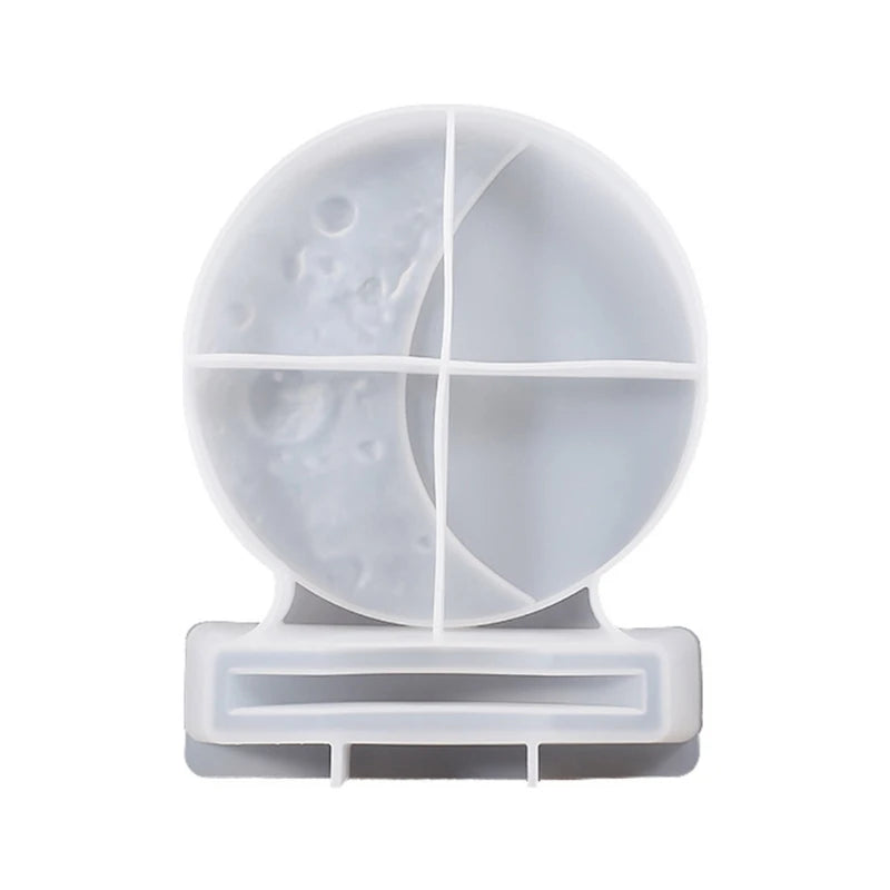 Moon Resin Photo Frame Mold DIY Craft Home Table Decoration