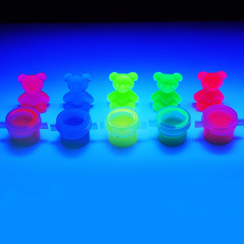 18 Colors Opaque Gel Resin Colorant Set with Fluorescent Colors