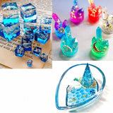 18 Colors Opaque Gel Resin Colorant Set with Fluorescent Colors