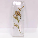 Resin Rectangle Spacer Pendant Earring 4pcs