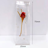 Resin Rectangle Spacer Pendant Earring 4pcs