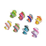 Resin Twist Beads Double Earring Supplies for Jewelry Making