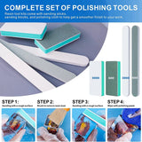 Resin Polishing Kit with Sandpaper, File Kit - 33Pc Resin Supplies