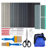 Resin Polishing Kit 33Pc Sandpaper File Set for Epoxy Jewelry