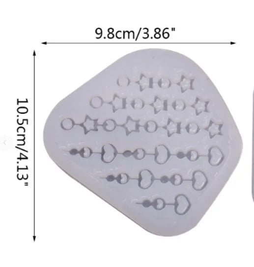 Silicone Christmas Tree Resin Shaker Filling Mold for Jewelry Making