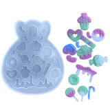 Silicone Christmas Tree Resin Shaker Filling Mold for Jewelry Making