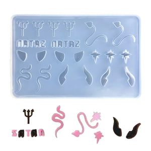Silicone Demon Mold Resin Filler Quicksand Casting Mold for Jewelry Making