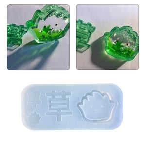 Silicone Grass Resin Filler Mold