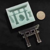 Resin Shaker Filling Mold Silicone Torii Epoxy Mold for Jewelry Making