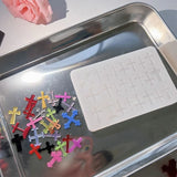 Silicone Cross Mold Resin Shaker Filler Quicksand Mold for Jewelry Making