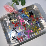 Silicone Cross Mold Resin Shaker Filler Quicksand Mold for Jewelry Making