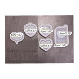 Heart Shape Resin Shaker Mold DIY Keychain Pendant Supplies