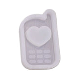 Heart Shape Resin Shaker Mold DIY Keychain Pendant Supplies