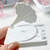 Heart Photo Frame Resin Mold - Record Player Table Ornaments