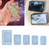Resin Shaker Mold Quicksand Silicone Mold for DIY Keychain
