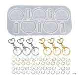 Resin Shaker Molds Set DIY Keychain Making Kit