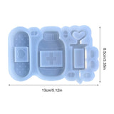 Resin Shaker Mold Silicone Jewelry Casting Keychain DIY Crafts Making