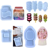 Resin Shaker Molds - Silicone Epoxy Quicksand Molds for DIY Jewelry Making