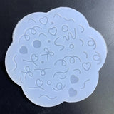 Resin Shaking Cup Mold Silicone Epoxy Love Strip Mold