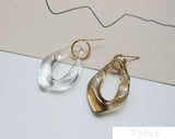 Transparent Resin Ear Stud Material DIY Accessories