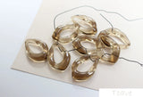 Transparent Resin Ear Stud Material DIY Accessories