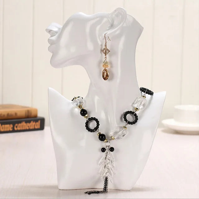 Resin Portrait Earring Necklace Display Stand Jewelry Stand