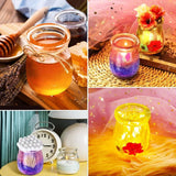 Round Silicone Jar Mold for DIY Storage Bottle, Candy Container, Candle Holder